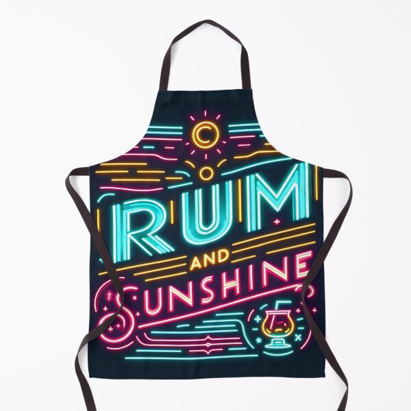 Item preview, Rum and Sunshine, typography, retro designed and sold by maxmaj.