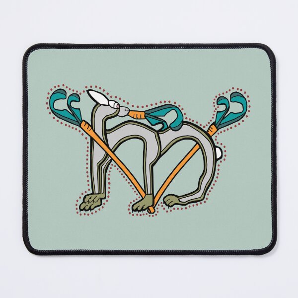 Item preview, Medieval Letter M Rabbit 2024 designed and sold by Donnahuntriss.