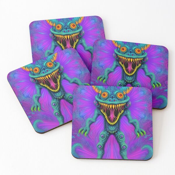 Item preview, Vintage Trippy Psychedelic Monster 70's 80's designed and sold by TheDarkWardrobe.