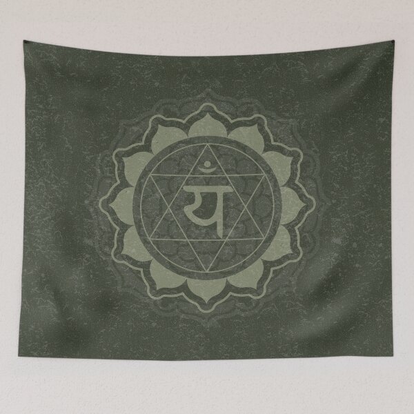 Item preview, Heart Chakra Mandala - Pine + Sage designed and sold by Irene Estelle.