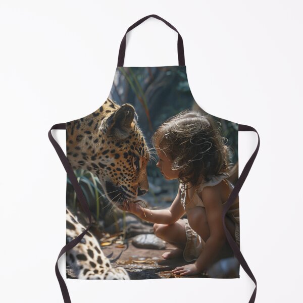 Item preview,  Thought Provoking-Child Facing Wild Animal C168-3 designed and sold by MPCFICTION.
