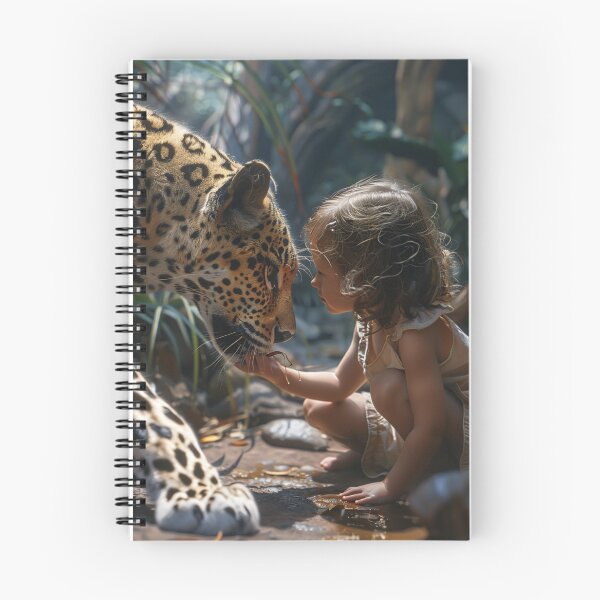 Item preview,  Thought Provoking-Child Facing Wild Animal C168-3 designed and sold by MPCFICTION.