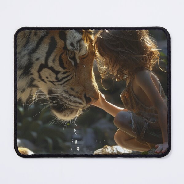 Item preview, Thought Provoking-Child Facing Wild Animal C168-4 designed and sold by MPCFICTION.