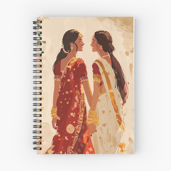 Item preview, two happy Indian women designed and sold by Rockwpapart.