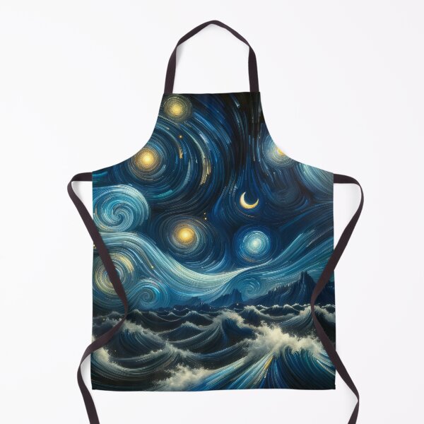 Item preview, Starry Night Ocean Swirls designed and sold by JuniperFinch.