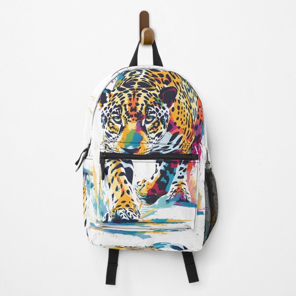 Item preview, Colorful paint splatter leopard print designed and sold by dcrc.