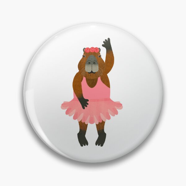 Item preview, Capybara dressed in tutu designed and sold by mybetrside.