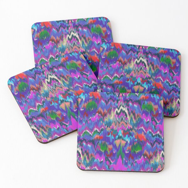 Item preview, Abstract Lily Moth-- Fuchsia, Indigo, Persimmon designed and sold by MeganSteer.