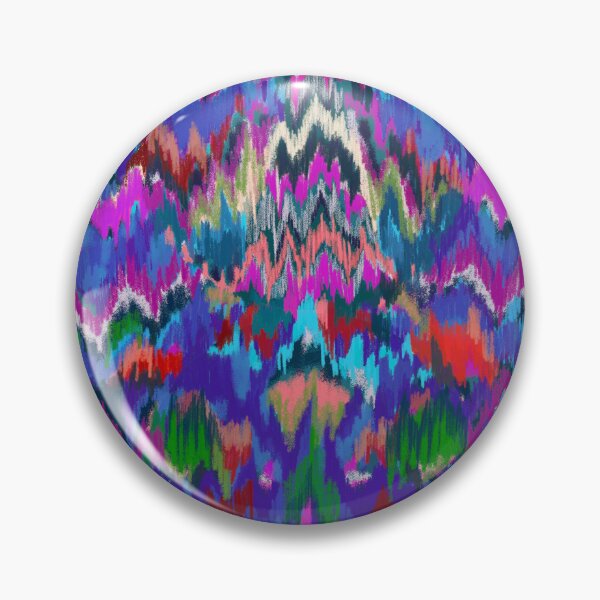 Item preview, Abstract Lily Moth-- Fuchsia, Indigo, Persimmon designed and sold by MeganSteer.