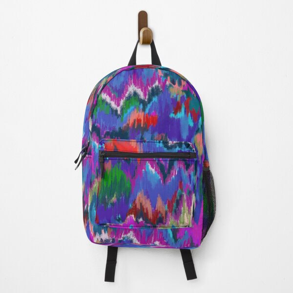 Item preview, Abstract Lily Moth-- Fuchsia, Indigo, Persimmon designed and sold by MeganSteer.