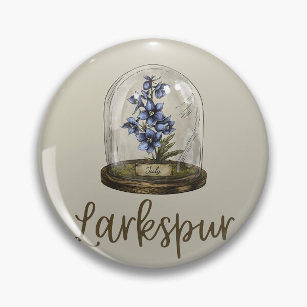 Artikelvorschau, 7 Ritterspornblüte - Juli - Vintage Geburtsblume entworfen und verkauft von patternjp.