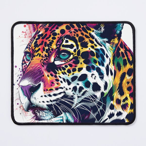Item preview, Colorful paint splatter leopard print designed and sold by dcrc.