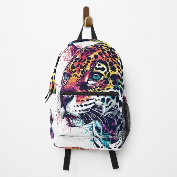 Item preview, Colorful paint splatter leopard print designed and sold by dcrc.