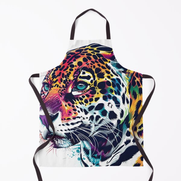 Item preview, Colorful paint splatter leopard print designed and sold by dcrc.