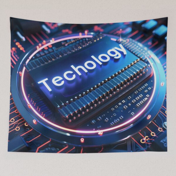 Item preview, Tech Evolution: Modern Chip Typography designed and sold by Ace Apparel  Attire.