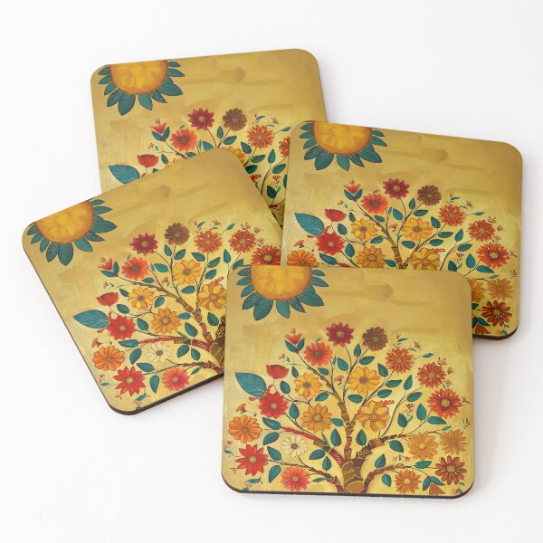 Item preview, Indian Floral Art Print designed and sold by Rockwpapart.