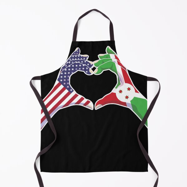 Item preview, Burundi Burundian USA United States American America Love Heart Peace designed and sold by FlagX.