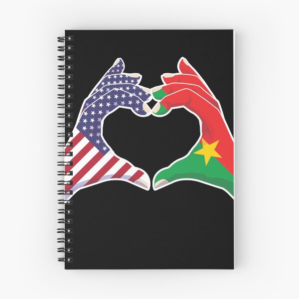 Item preview, Burkinabe Burkina Faso USA United States American America Love Heart Peace designed and sold by FlagX.