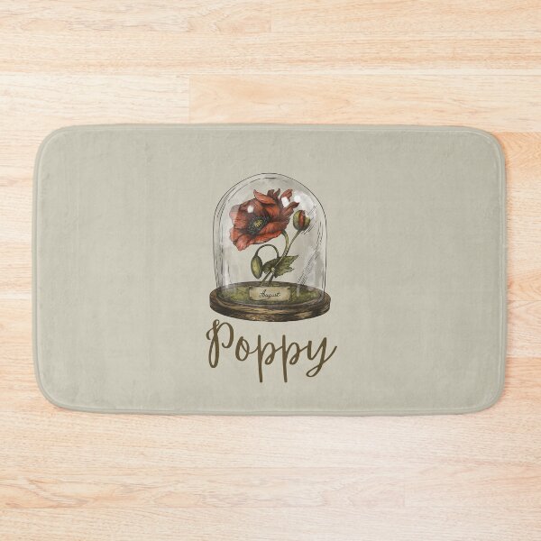 Item preview, 8 Poppy Flower - August - Vintage Birth Flower   designed and sold by patternjp.