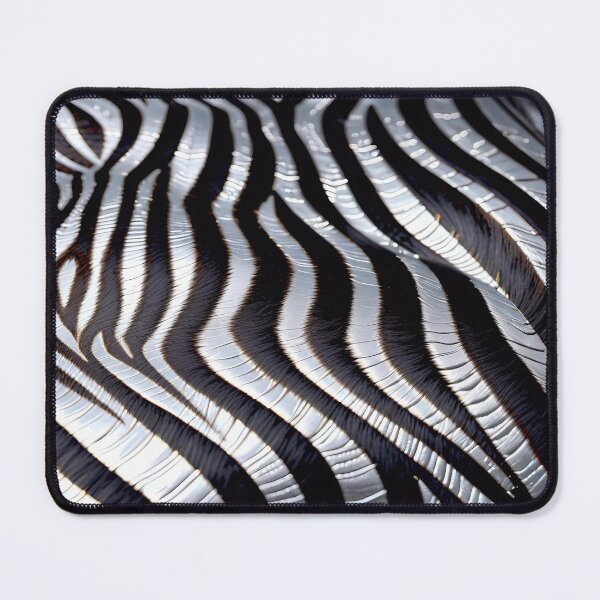 Item preview, Abstract Silver Zebra Skin Pattern designed and sold by TheArtOfPat.