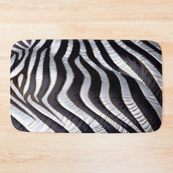 Item preview, Abstract Silver Zebra Skin Pattern designed and sold by TheArtOfPat.