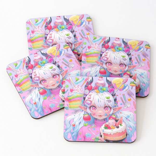 Item preview, Fruit Sundae Cake Anime Girl designed and sold by bubblegoth.