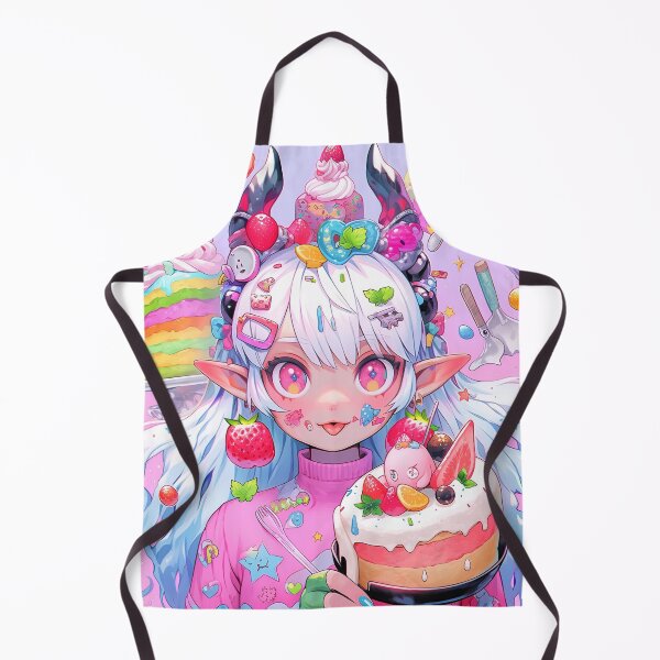 Item preview, Fruit Sundae Cake Anime Girl designed and sold by bubblegoth.
