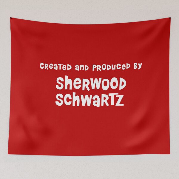 Item preview, Created and Produced by Sherwood Schwartz Brady Bunch Gilligan's Island WHITE designed and sold by WRITTEN AND DIRECTED BY.