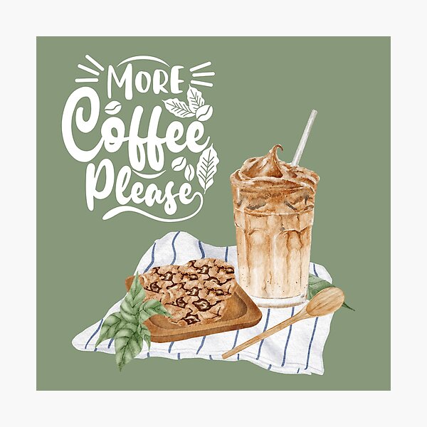 Item preview, More Coffee Please! designed and sold by TidyKitchenInc.