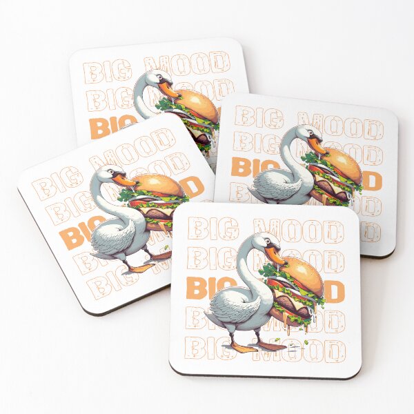 Item preview, Swan Craving a Giant Burger designed and sold by maknateeshop.