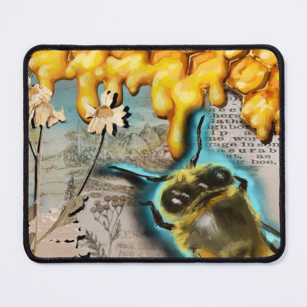 Item preview, Bee Collage  designed and sold by jReneeLovesArt.