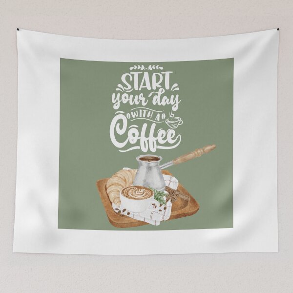 Item preview, Start Your Day with a Cup of Coffee! designed and sold by TidyKitchenInc.