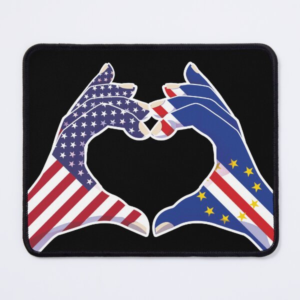 Item preview, Cape Verde USA United States American America Love Heart Peace designed and sold by FlagX.