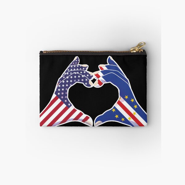 Item preview, Cape Verde USA United States American America Love Heart Peace designed and sold by FlagX.