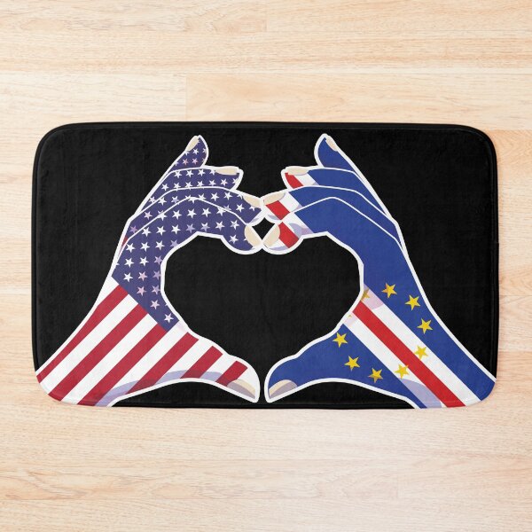 Item preview, Cape Verde USA United States American America Love Heart Peace designed and sold by FlagX.