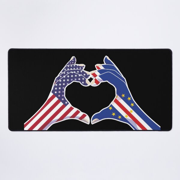 Item preview, Cape Verde USA United States American America Love Heart Peace designed and sold by FlagX.