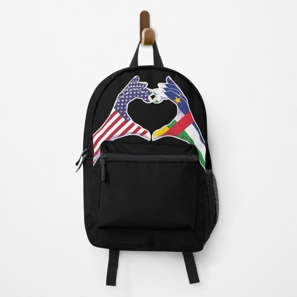 Item preview, Central African Republic Central African USA United States American America Love Heart Peace designed and sold by FlagX.
