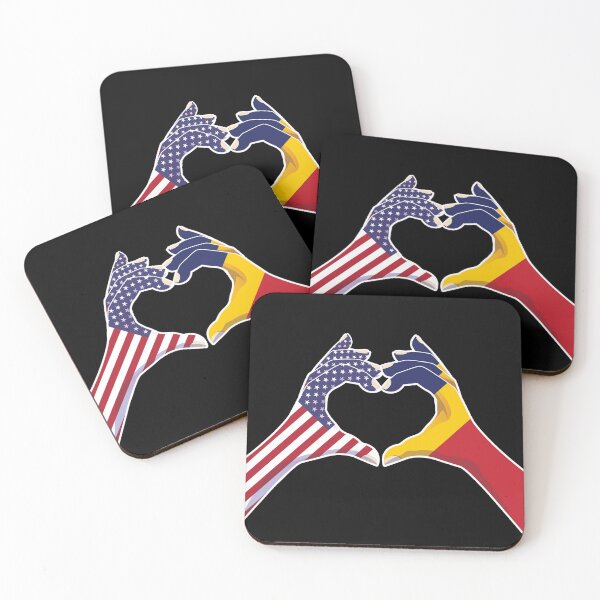 Item preview, Chad Chadian USA United States American America Love Heart Peace designed and sold by FlagX.