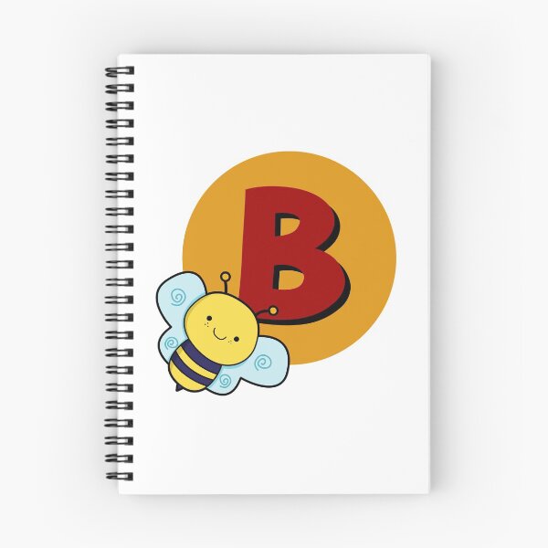 Item preview, Monogram B Cute Busy Bee designed and sold by kidsmonogram.