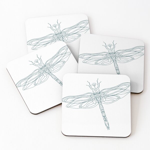 Item preview, Draw the Line, Dragonfly designed and sold by Lou-Roberts.