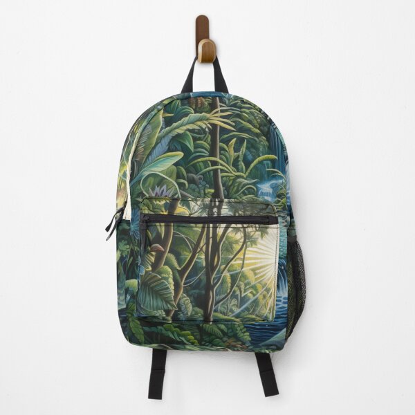 Item preview, Fantasy bush scene with waterfalls-2 designed and sold by ArtbyJanineTate.
