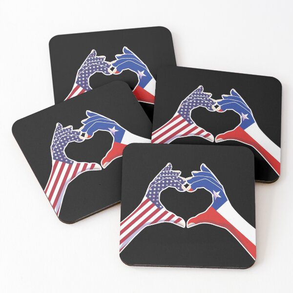 Item preview, Chile Chilean USA United States American America Love Heart Peace designed and sold by FlagX.