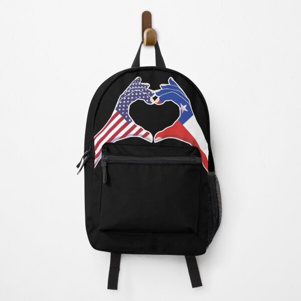 Item preview, Chile Chilean USA United States American America Love Heart Peace designed and sold by FlagX.