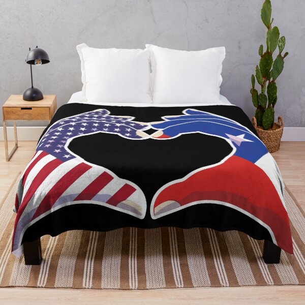 Item preview, Chile Chilean USA United States American America Love Heart Peace designed and sold by FlagX.