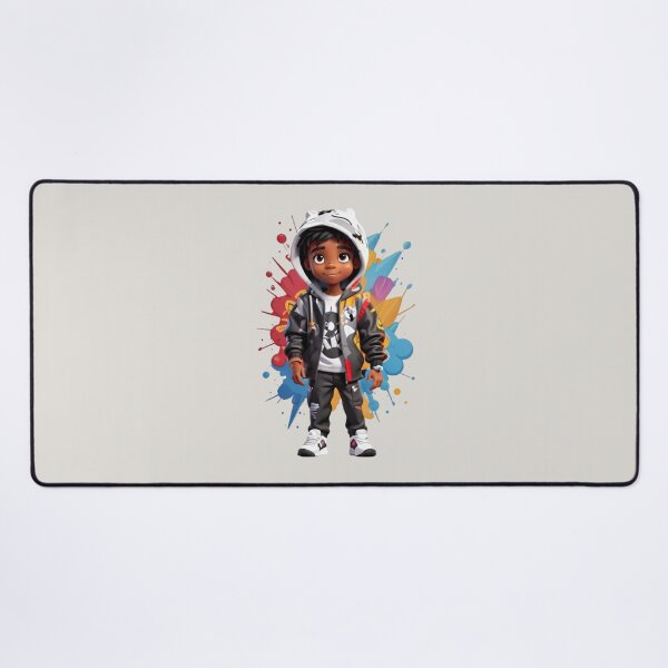 Item preview, Chibi Street: Black Boy's Graffiti Adventure.Hooded Artistry: Little Black Boy's Graffiti Story designed and sold by AdesignTEE.
