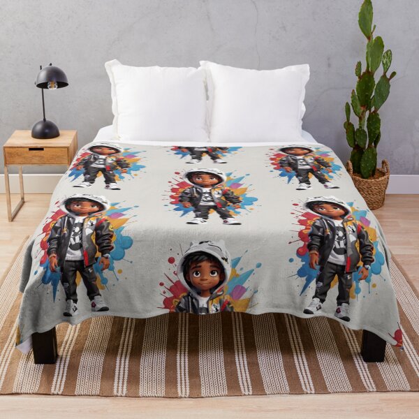 Item preview, Chibi Street: Black Boy's Graffiti Adventure.Hooded Artistry: Little Black Boy's Graffiti Story designed and sold by AdesignTEE.