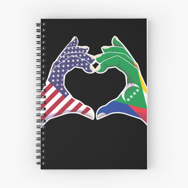 Item preview, Comoros Comorian USA United States American America Love Heart Peace designed and sold by FlagX.