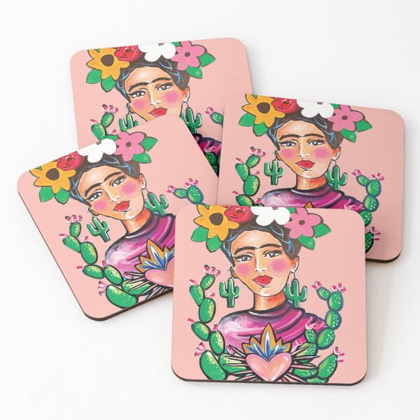 Item preview, Frida Mi Vida Peach designed and sold by TinaSalazar.