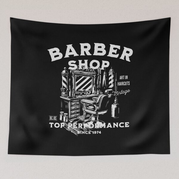 Item preview, Barber Shop Art In Haircuts designed and sold by InspireHubWear.