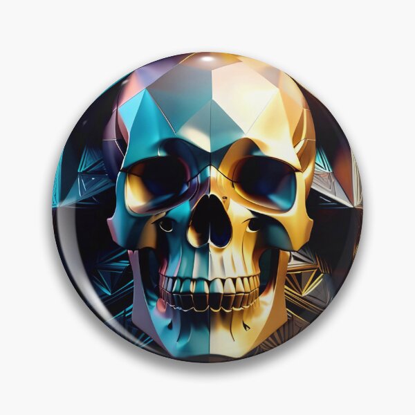 Item preview, Cool Geometric Skull Art Pattern designed and sold by TheArtOfPat.